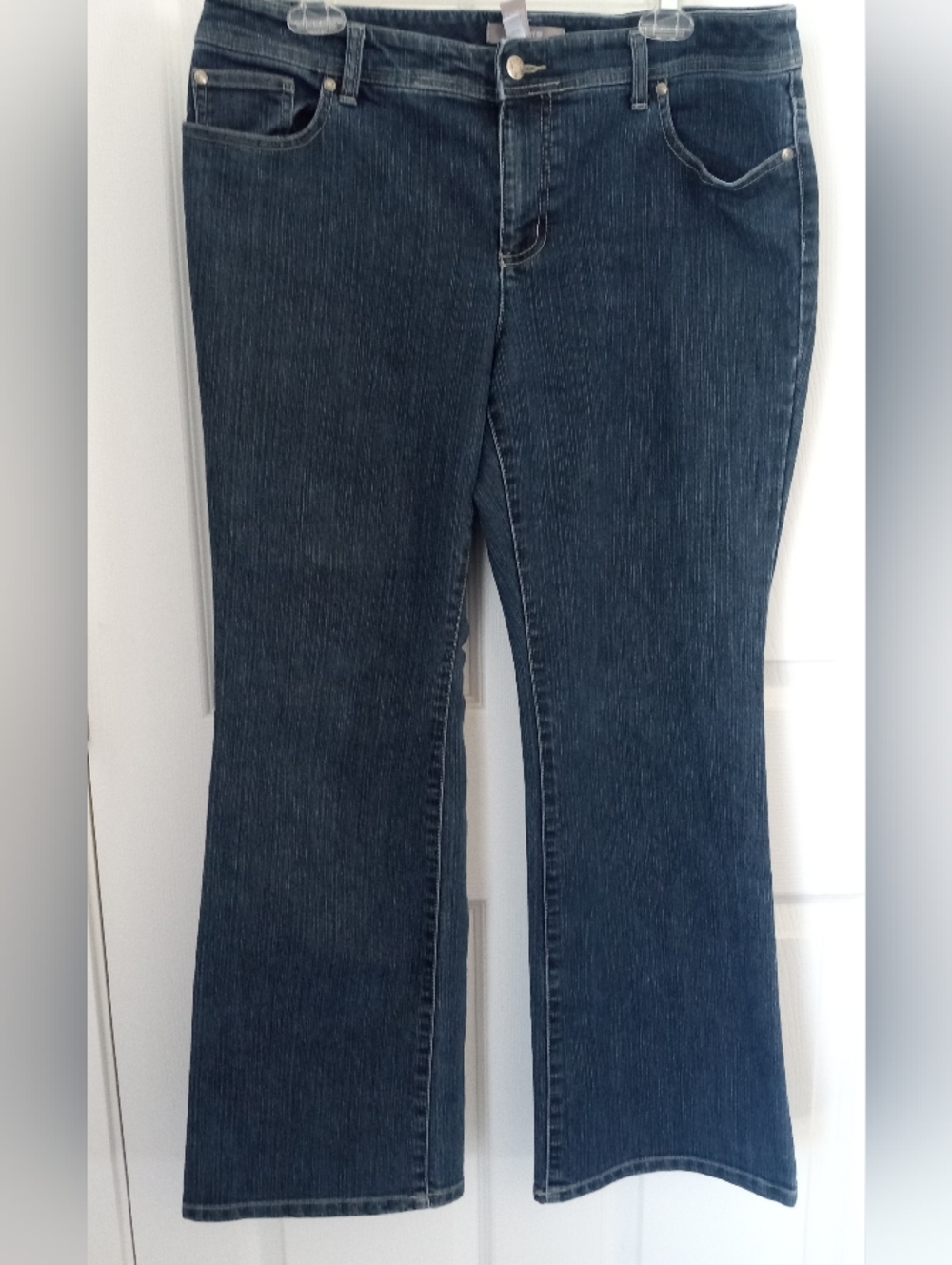 Chico's Dark Blue Flare Jeans